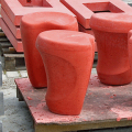 Krukjes gekleurd beton