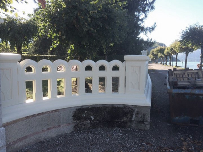 betonnen hek