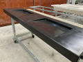 Dubbele spoelbak wastafel beton
