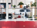 Terrazzo aanrecht kleurrijke keuken