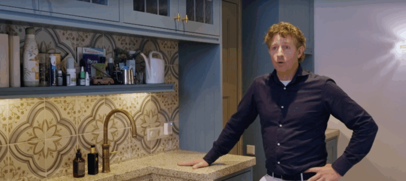 Huis in Vught, terrazzo blad